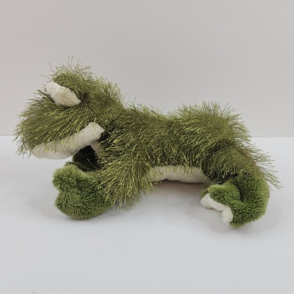 Ganz Webkinz Frog Plush Green Fuzzy 9" No Code HM001 Stuffed Animal Toy - Picture 2 of 11